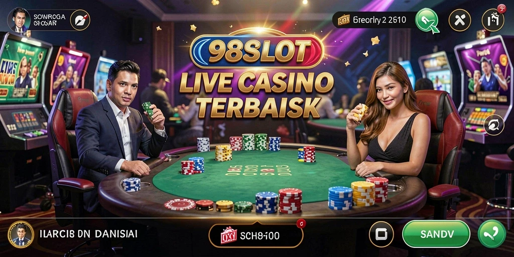 Tampilan gameplay 988SLOT yang menegangkan dalam Live Casino.
