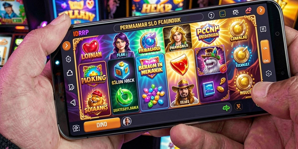 Screenshot gameplay IDRRP yang menampilkan keseruan permainan slot.