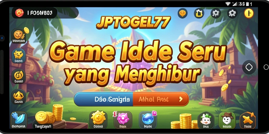 Tampilan gameplay JPTOGEL77 yang menawan dalam genre Idle.
