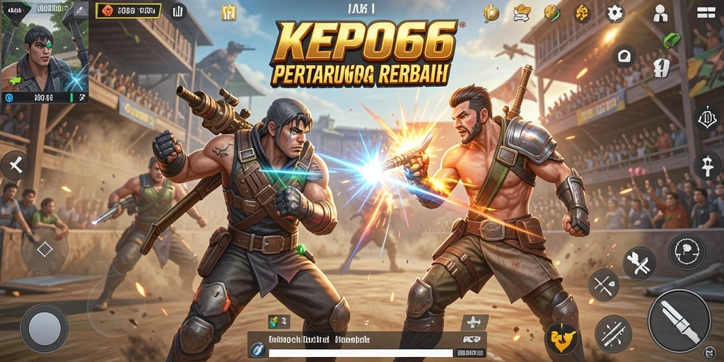 Tampilan menarik dari gameplay KEPO66 dalam pertempuran sengit.