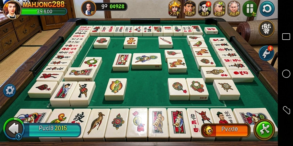 Tampilan gameplay yang seru dan mengasyikkan di MAHJONG288.