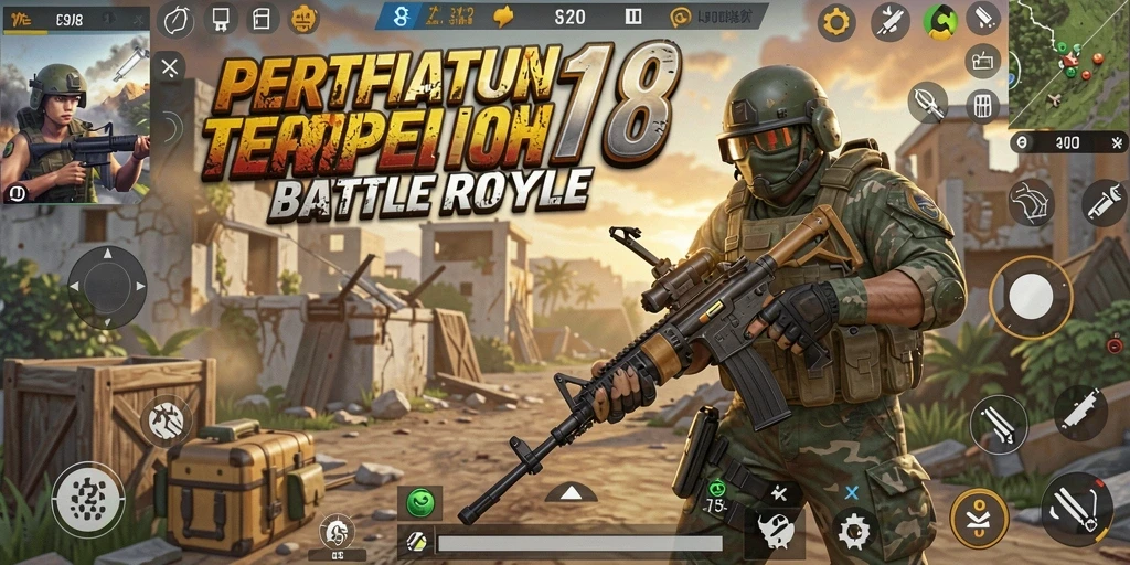 Tangkap aksi seru di gameplay MERPATI178 Battle Royale.