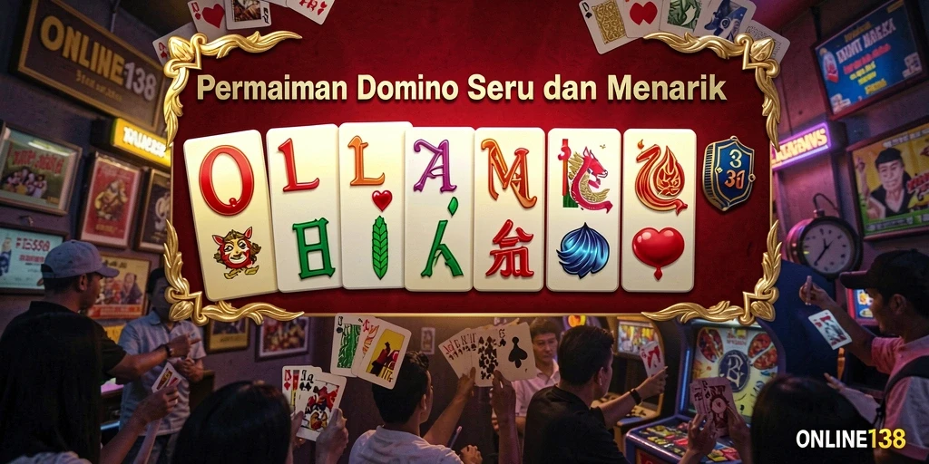 Screenshot dari <strong>ONLINE138</strong> menampilkan aksi seru permainan Domino.