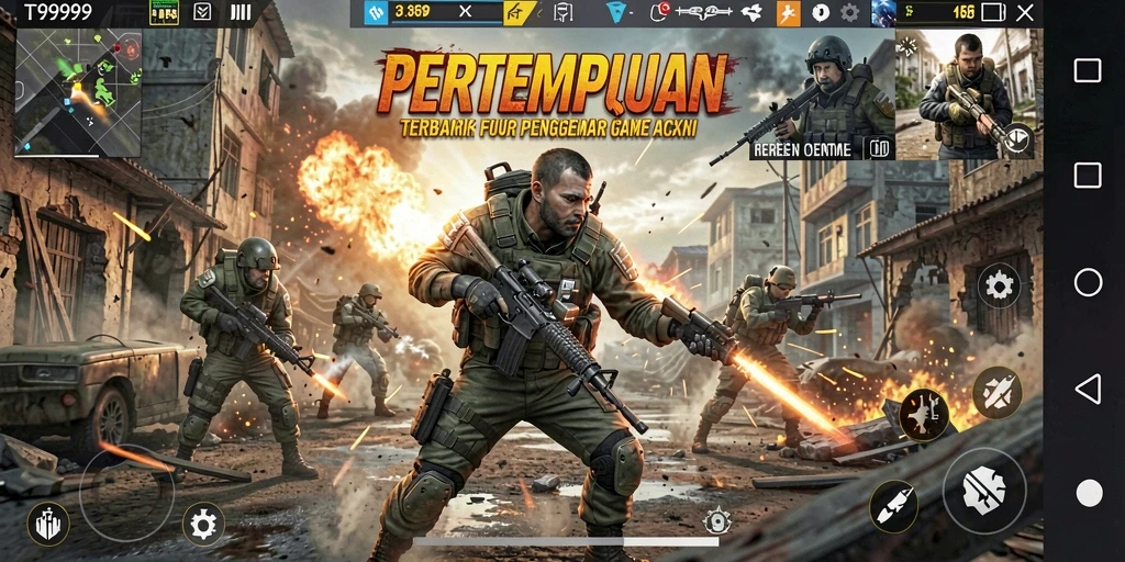 Gameplay intens dan seru di T9999 dengan aksi tak terduga.