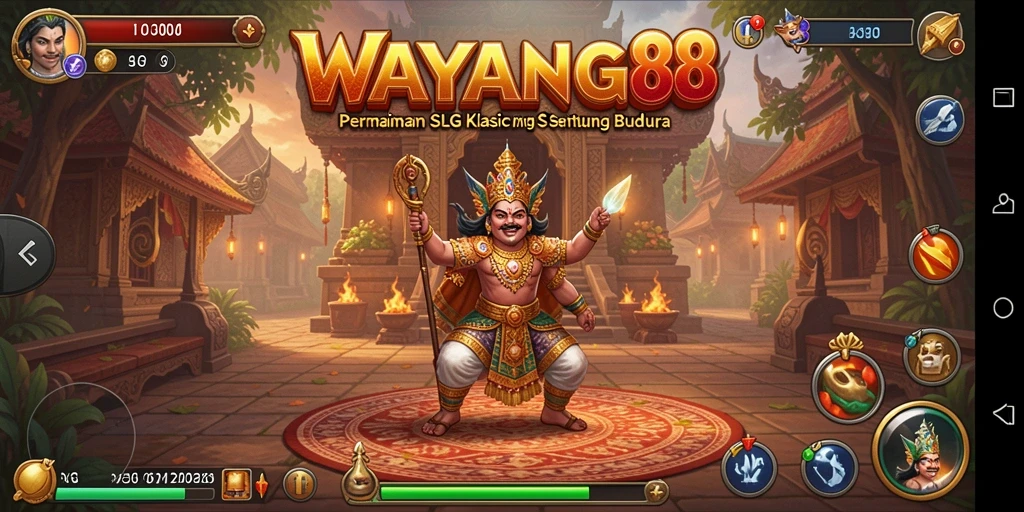 Tangkapan layar gameplay <strong>WAYANG88</strong> menampilkan aksi strategis yang mendebarkan.